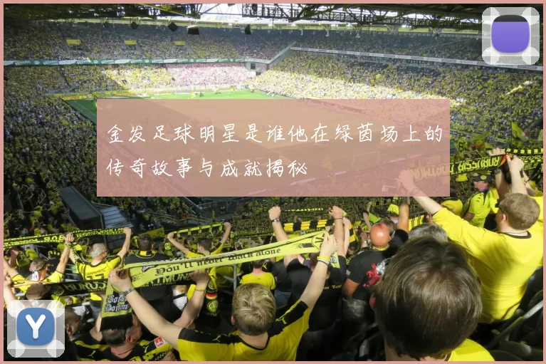 金发足球明星是谁他在绿茵场上的传奇故事与成就揭秘