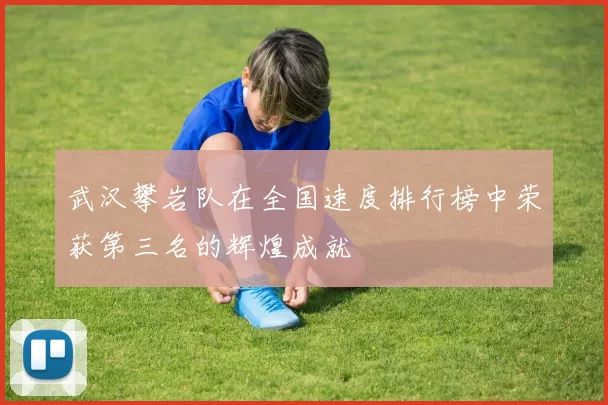 武汉攀岩队在全国速度排行榜中荣获第三名的辉煌成就