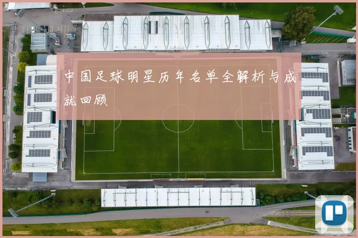 中国足球明星历年名单全解析与成就回顾