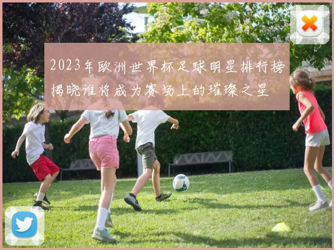 2023年欧洲世界杯足球明星排行榜揭晓谁将成为赛场上的璀璨之星